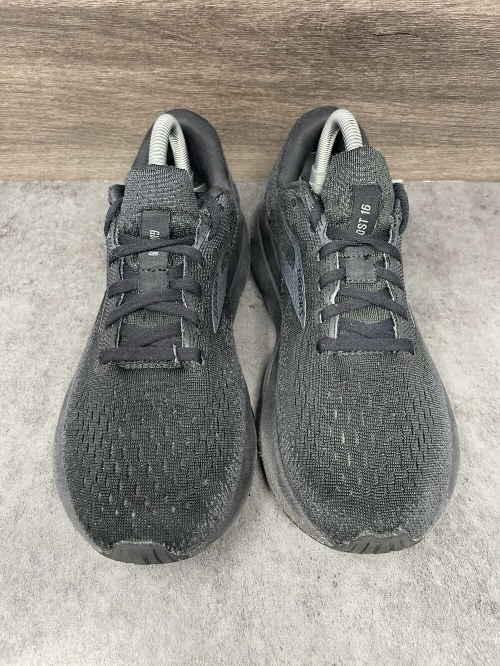 Brooks Ghost 16 Running Shoes Womens Size 9 Black Athletic Trainer